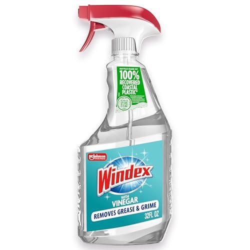 Windex Limpiador de Vidrios con Vinagre, Atomizador 32 fl oz
