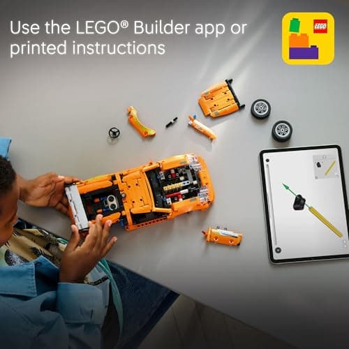 LEGO Technic Fast and Furious Toyota Supra MK4 Building Kit- Toy Car for Kids, Boys, and Girls, Ages 9+ - Creative Gift for Fast and Furious Car Fans - Realistic Engineering Details - 42204