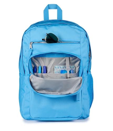 JanSport 34L Big Backpack - 15 Inch Laptop Sleeve, Electric Azul