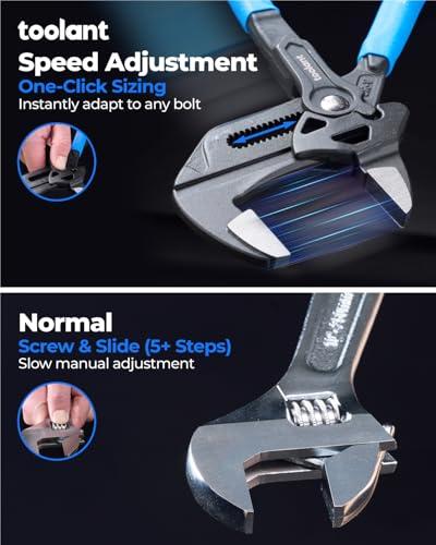 Juego de Llaves Pinza Ajustables toolant CR-V (7/10/12 Pulgadas)