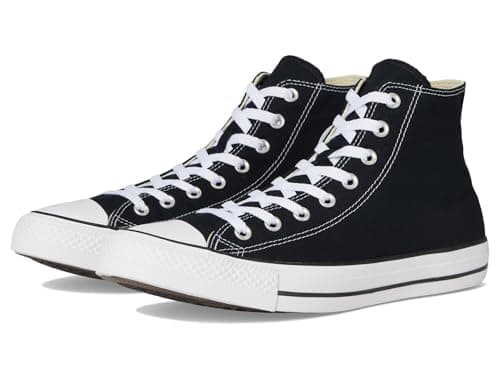 Converse Unisex Adult Chuck Taylor All Star High Top, Black, 9.5 Womens/7.5 Mens