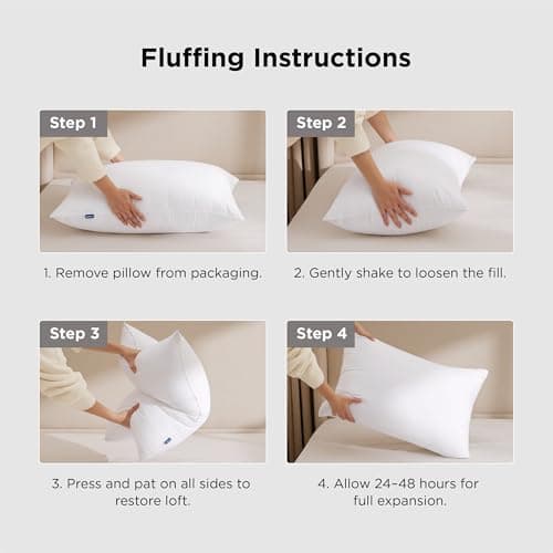 Juego de 2 Almohadas Bedsure Queen para un Descanso Superior
