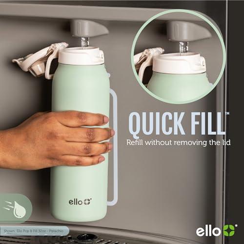 Termo Ello Pop & Fill 22oz Acero Inoxidable - Relleno Rápido y Aislado