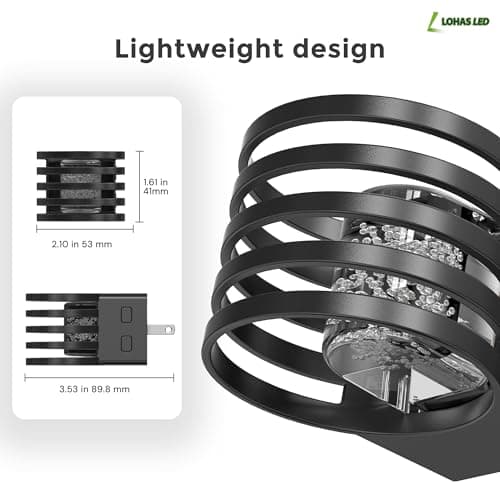L LOHAS LED Night Lights Plug into Wall, 2 Pack 3CCT Night Light