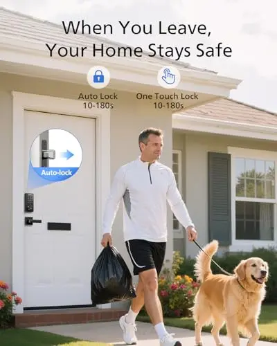 Chapa Inteligente Philips Wi-Fi, Acceso Sin Llave para Puerta Principal