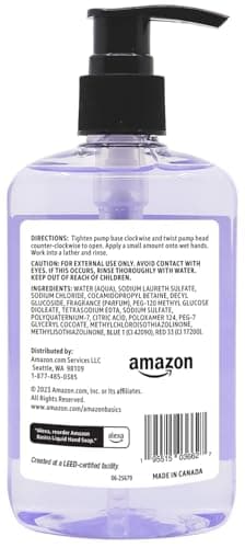 (S&S) Amazon Basics Original Fresh Liquid Hand Soap with Moisturizers, 7.5 Fl Oz (Pack of 6)