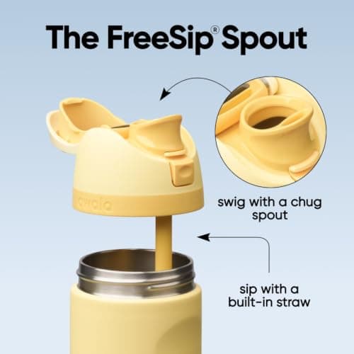 Botella de Agua Owala FreeSip Acero Inoxidable 24 oz 'Butter Half'