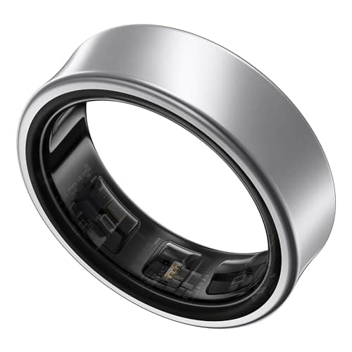 SAMSUNG Galaxy Ring, AI Smart Ring, Size First w/Sizing Kit, No App Subscription, Fitness Monitor, Sleep Tracker, Up to 7-Day Battery, Size 5, Titanium Silver [US Version, 1Yr Manu