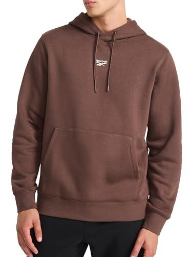 Reebok Men’s Finisher Hoodie, Standard Fit, Midweight Cotton-Poly Fleece Fabric, Bracken, Large