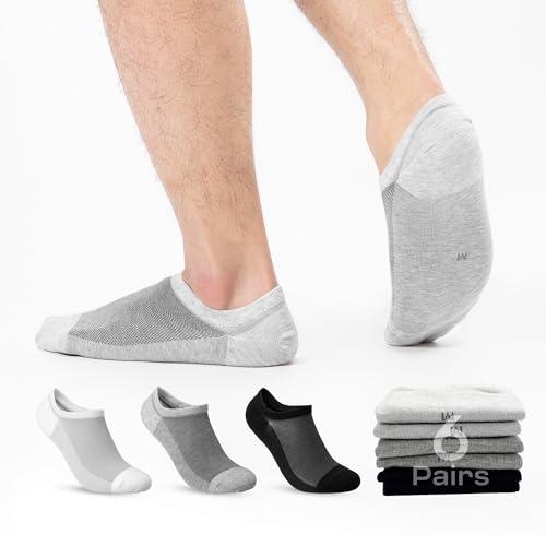 Tines COOLMATE Invisibles de Corte Bajo para Hombre con Talón Antideslizante