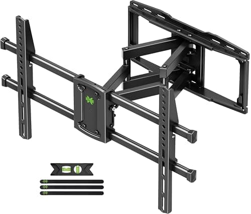 USX MOUNT Full Motion TV Wall Mount for 42-97 Inch TVs up to 150lbs, Swivel and Tilt Wall Mount TV Barcket with Extension, Max VESA 600x400mm & 16" Wood Studs,Fit Most 75 85 86 90
