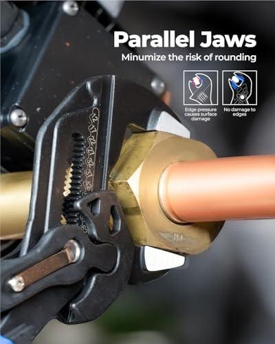 Juego de Llaves Pinza Ajustables toolant CR-V (7/10/12 Pulgadas)