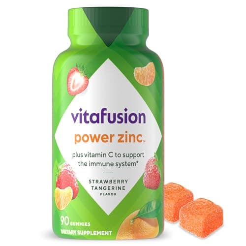 Vitafusion: Gomitas de Zinc y Vitamina C para Inmunidad (90 Unidades)