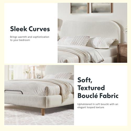 FLEXISPOT Cama Ajustable Queen 'Nube' Todo en Uno, Marco Tapizado, Cabecera Ajustable, 10 Años Garantía