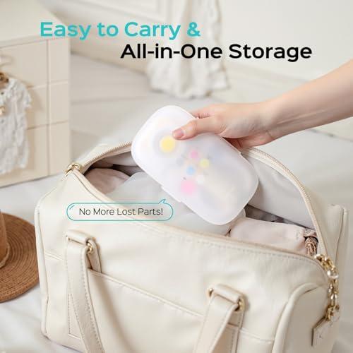 Kit 16 en 1 COSLUS para Uñas de Bebé: Eléctrico, Silencioso y con Luz 360°