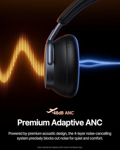 Baseus Inspire XH1 Auriculares ANC Adaptativo, Sonido Bose, Dolby, Hi-Res, 100H Batería