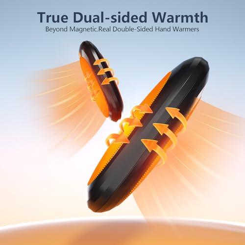 Calentadores de Manos Eléctricos Recargables 3 en 1 (2 Pzas) con Power Bank