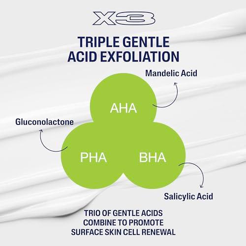 Cetaphil Loción Exfoliante Suave SA con Ácidos Salicílico y Mandélico, Hidratante Ligero