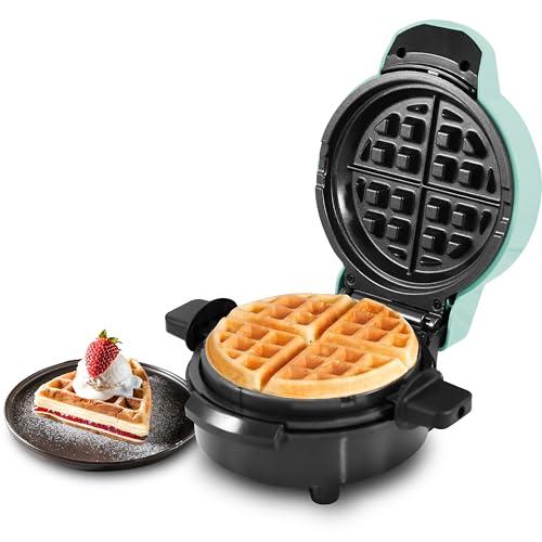 Waflera Antiadherente Elite Gourmet EWM380M para Waffles Rellenos y Gruesos - ¡Fácil de Limpiar!