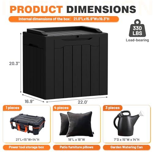 Baúl de Almacenamiento Acurax 32 Galones Impermeable