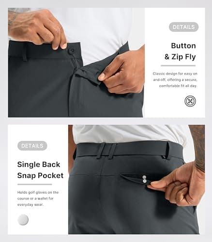 Pantalones Soothfeel para Hombre de Golf y Casual Elásticos Secado Rápido con Bolsillos (30/32/34)
