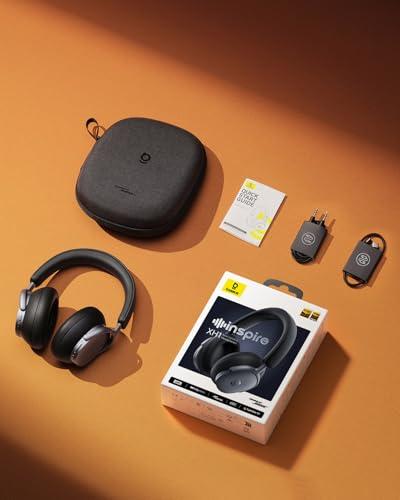 Baseus Inspire XH1 Auriculares ANC Adaptativo, Sonido Bose, Dolby, Hi-Res, 100H Batería