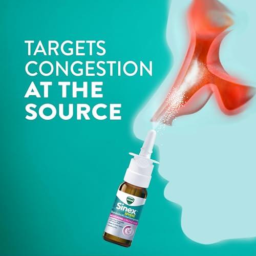 Vicks Sinex Severo Spray Nasal Descongestionante con Aloe