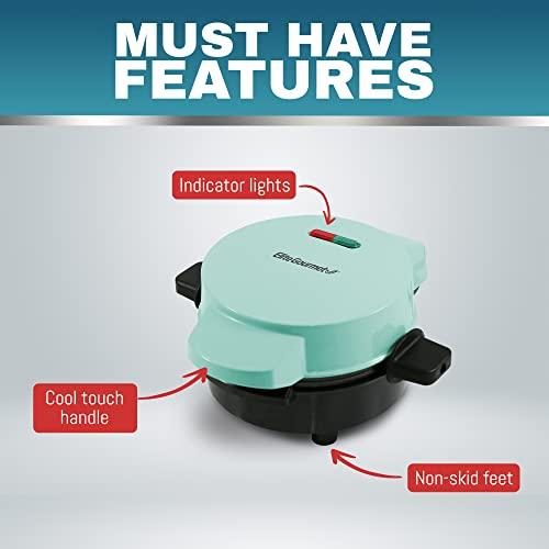 Waflera Antiadherente Elite Gourmet EWM380M para Waffles Rellenos y Gruesos - ¡Fácil de Limpiar!