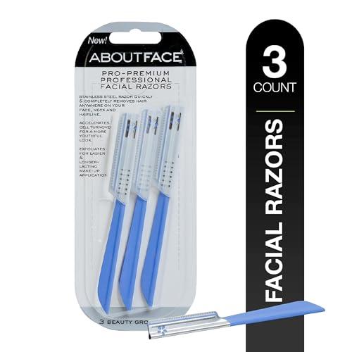 Perfiladores Faciales About Face Pro-Premium - 3 Herramientas de Acero Japonés