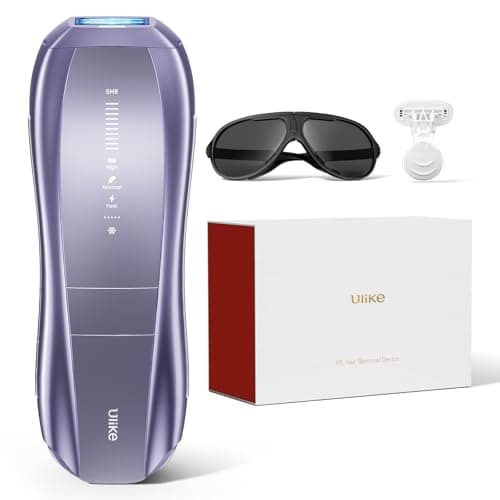 Ulike Laser Hair Removal Device Air 10 Ipl Gift for Women and Men, Ice cool and Permanent hair Reduction for Nearly Painless, Dual Lights, Skin Sensor & USHR Mode Hair Removal in 1