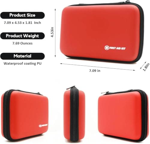 First Aid Kit Mini Small Waterproof Portable Compact Home Car Travel Hiking