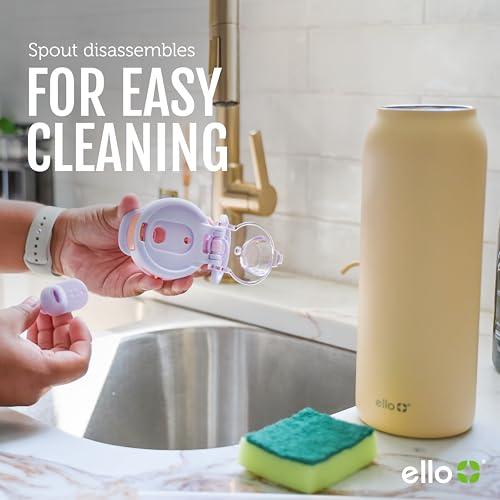 Termo Ello Pop & Fill 22oz Acero Inoxidable - Relleno Rápido y Aislado