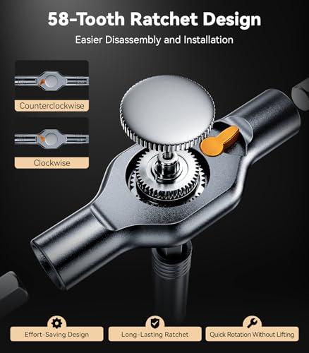 Kit Wesdut 32 en 1: Desarmadores Magnéticos con Mango en T y Trinquete, ¡5+ Estilos!