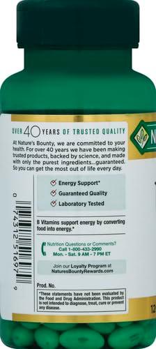 Nature's Bounty Biotin Cabello, Piel y Uñas, 10,000 mcg (Doble Paquete)