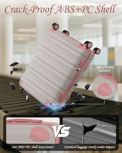 Set de 5 Maletas Ligeras TAKUMI con Equipaje de Mano, Bolso de Viaje y Candado TSA