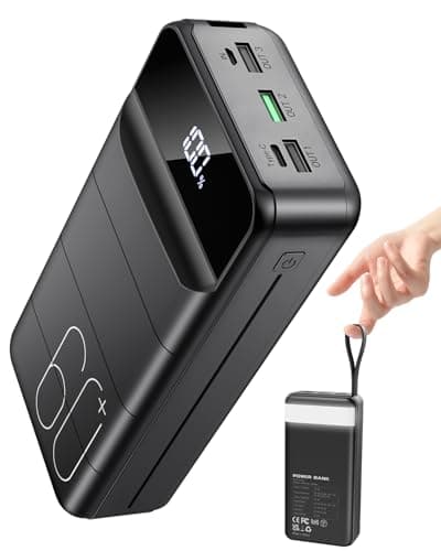 Portable Charger 60000mAh Power Bank 22.5W Fast Charging USB C Battery Pack