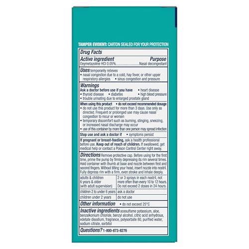 Vicks Sinex Severo Spray Nasal Descongestionante con Aloe