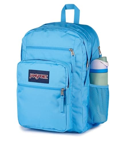 JanSport 34L Big Backpack - 15 Inch Laptop Sleeve, Electric Azul