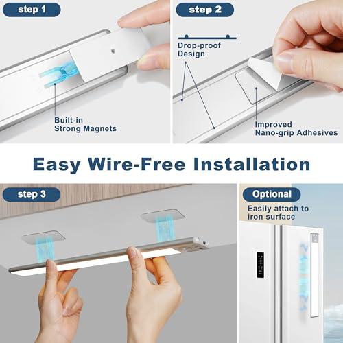 Luces BLS LED de 10'' para Gabinete y Clóset, con Sensor de Movimiento, Recargables