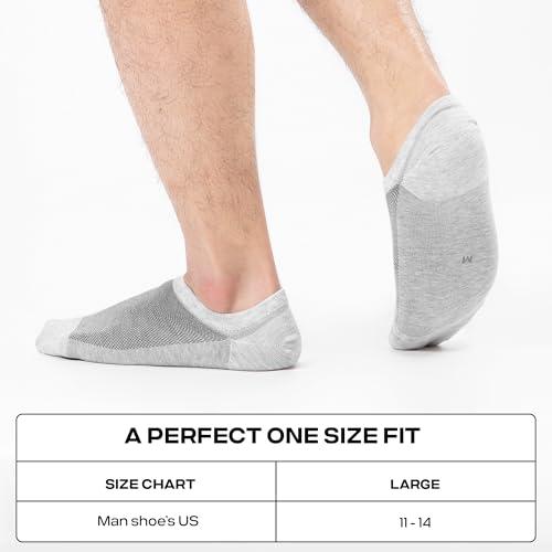 Tines COOLMATE Invisibles de Corte Bajo para Hombre con Talón Antideslizante