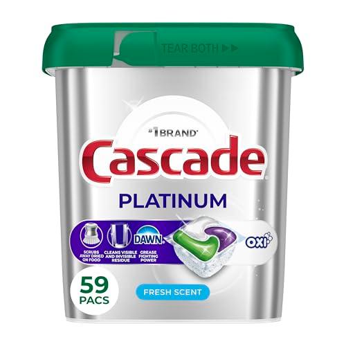 Pastillas Cascade Platinum + Oxi para Lavavajillas, 59 u.