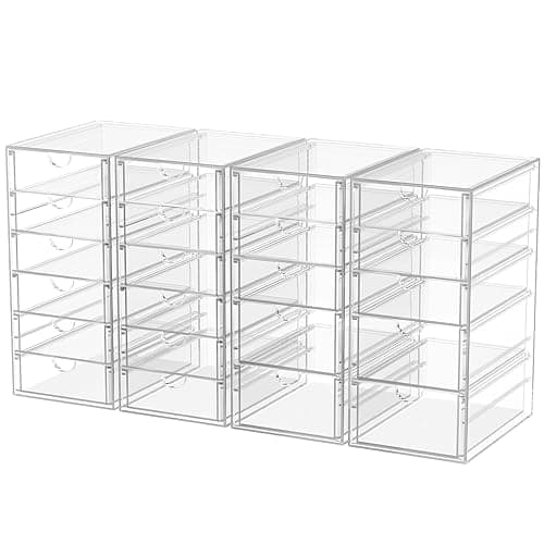 Organizador Acrílico caktraie con 22 Cajones (4 Paquetes)