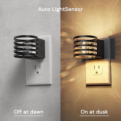 L LOHAS LED Night Lights Plug into Wall, 2 Pack 3CCT Night Light