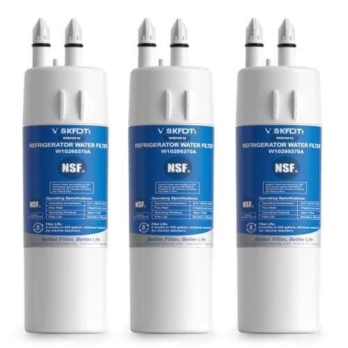 Reemplazo Filtro de Agua W10295370A Compatible EDR1RXD1 y Modelos Whirlpool