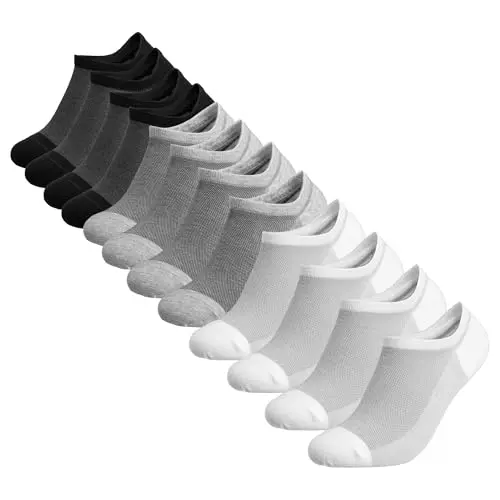 Tines COOLMATE Invisibles de Corte Bajo para Hombre con Talón Antideslizante