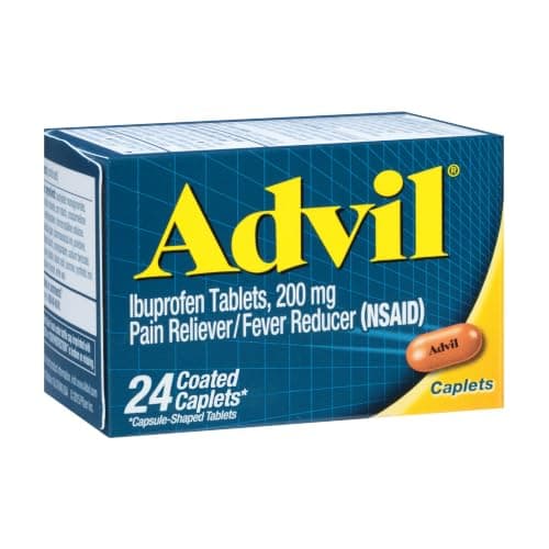 Advil Tablets, Ibuprofen 200mg, Pain Relief, 24 Count