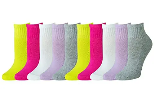 Calcetines Tobilleros Amazon Essentials de Algodón para Mujer (10 Pares)