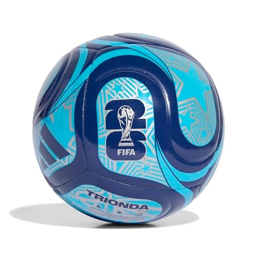 Balón de fútbol Adidas Unisex Copa del Mundo, Índigo Noche/Rosa/Plata, Talla 3