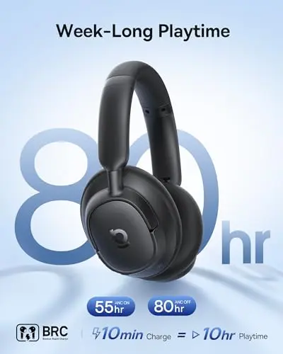 Audífonos Baseus Bass BH1 NC con Cancelación de Ruido Adaptativa y Sonido Hi-Res