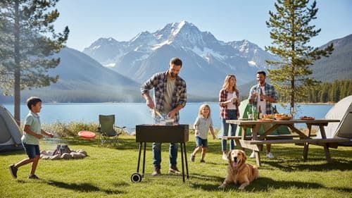 HOUSE AGAIN Grill Brush and Scraper Bristle Free with 3 Replacement Head 304 Stainless Steel Food-Grade Grill Accessories, Safe BBQ Cleaner Brush Strong Barbecue Cleaning Brush for Outdoor Grill Grate